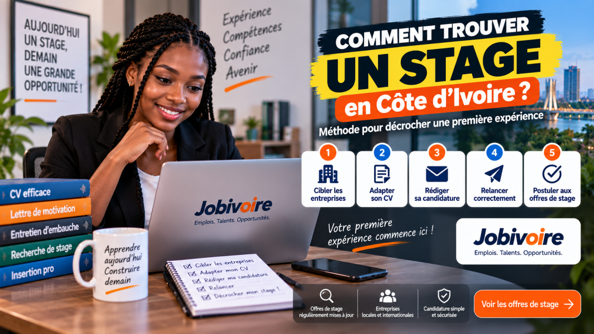 Comment trouver un stage en Côte d'Ivoire : méthode pour décrocher une première expérience