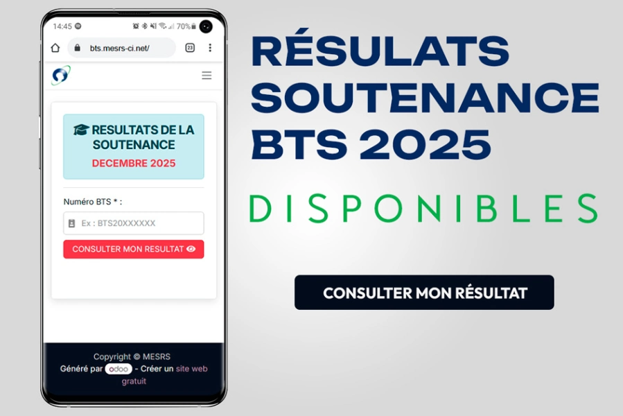 Résultats des soutenances BTS – Session Décembre 2025 disponibles