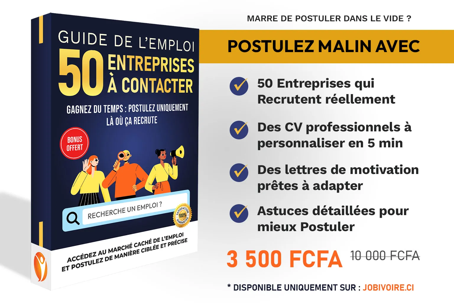 Guide de l'emploi : 50 Entreprises qui recrutent en Côte d'Ivoire