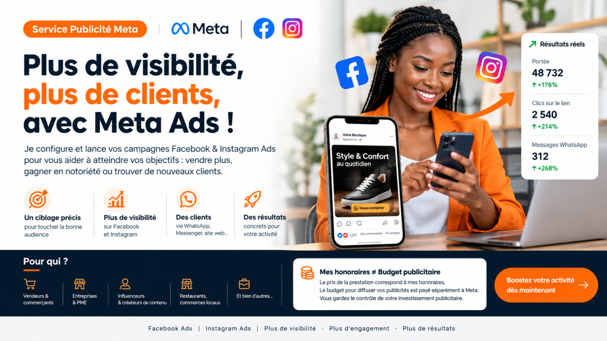 Je vais configurer et lancer votre campagne Facebook & Instagram Ads