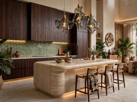 cuisine 3D avec rendu photorealiste realiser en fonction des desir  du clians