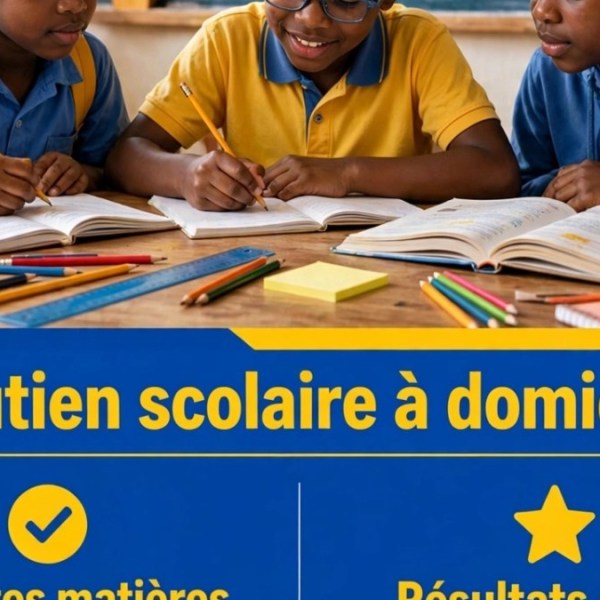 Je vais Vous aidez pour des cours a domicile